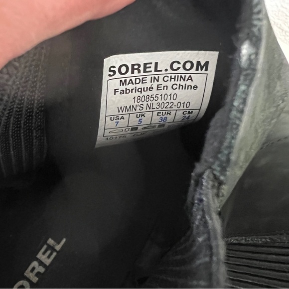 Sorel Joan of Arctic Chelsea II Wedge Leather Winter Boot Bootie 7 - Picture 7 of 11